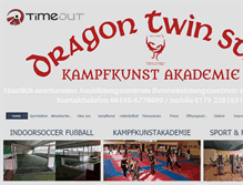 Tablet Screenshot of dragon-twin-star.com